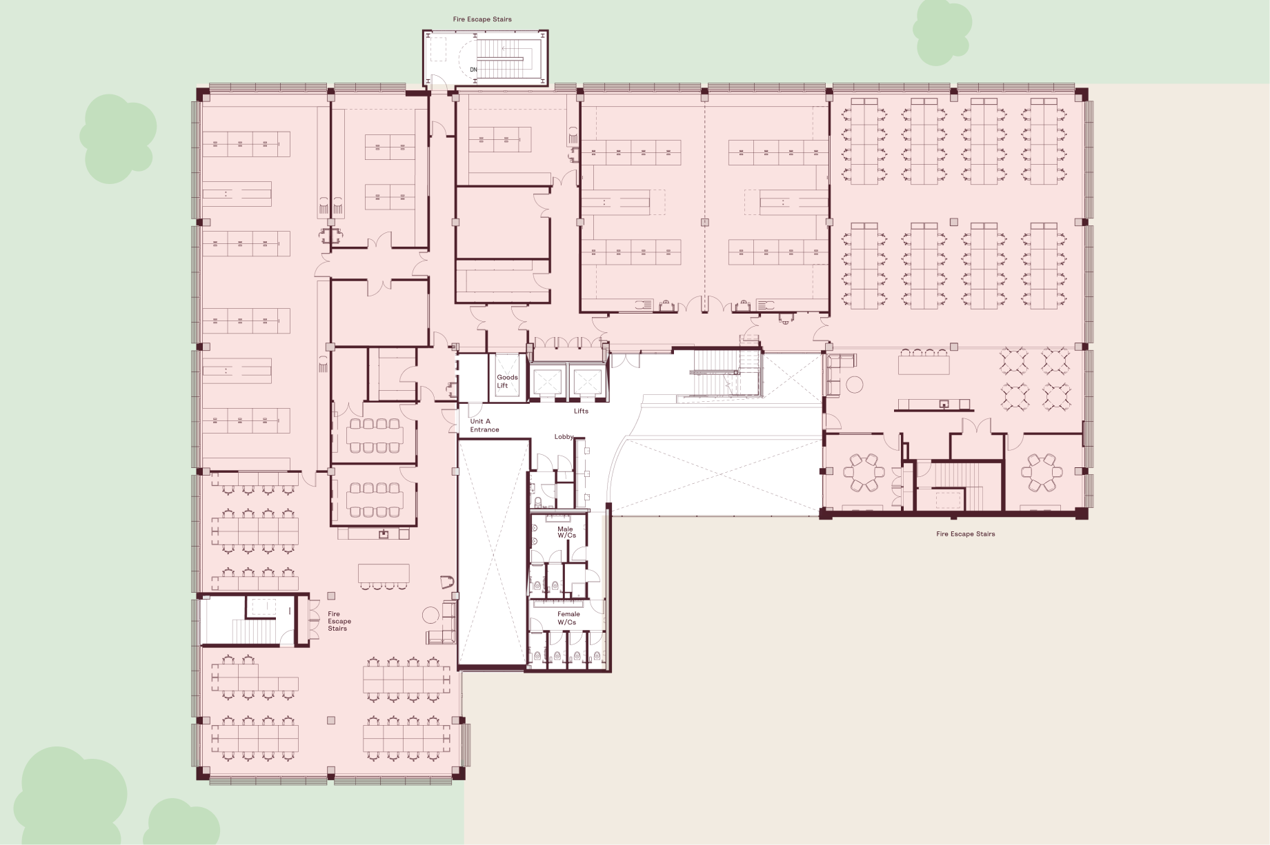 Origin Point Cambridge Second Floor Floorplan